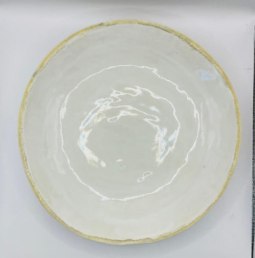 Deep Ritual Bowl Small - Witte handgemaakte keramische offerschaal door GailAstra